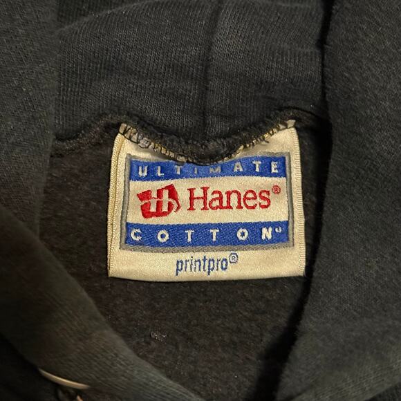 Vintage 2005 Slipknot Maggot Face Hoodie Size Large Distressed Nu Metal - Picture 7 of 9